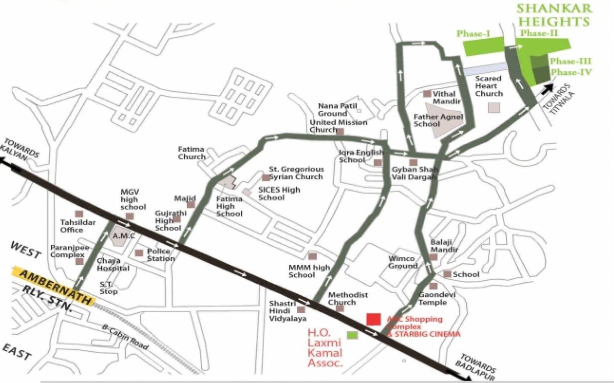  shankar heights phase 4 Location Plan