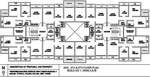 Images for Cluster Plan of Virat Virat Aangan Building No 1