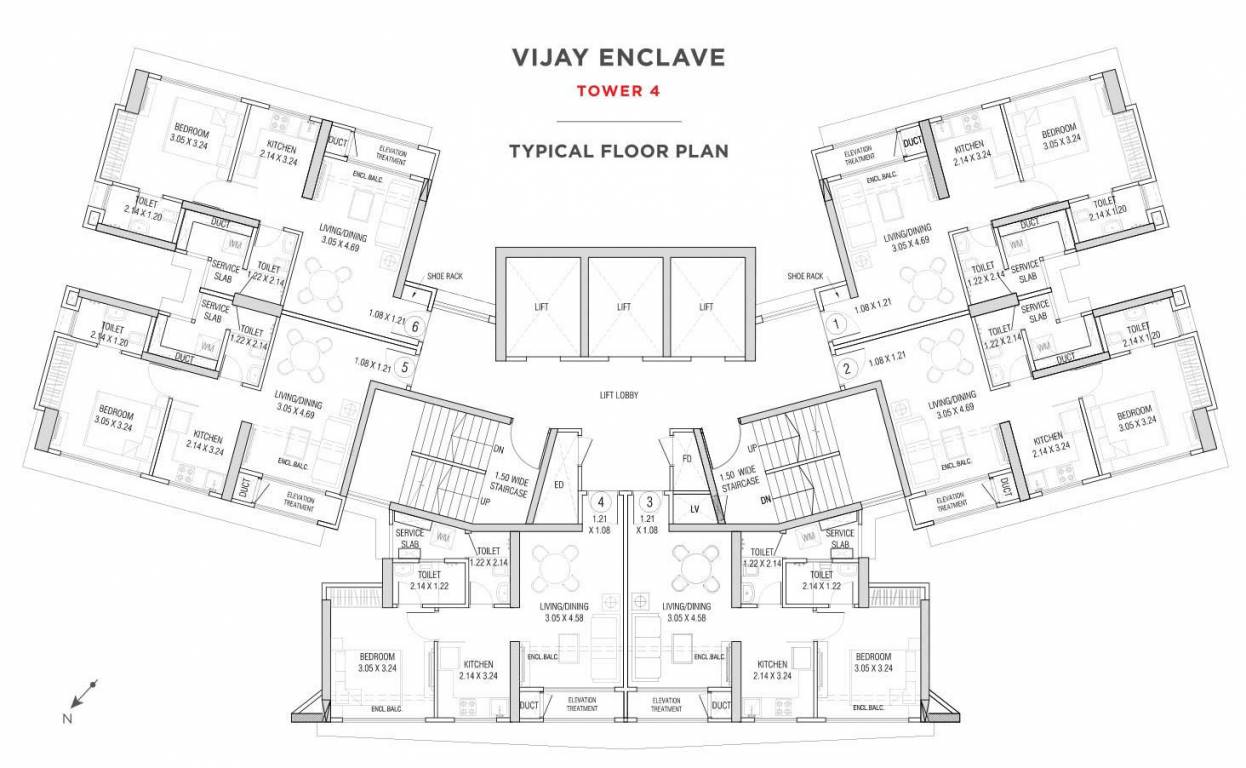 Images for Cluster Plan of Vijay Enclave