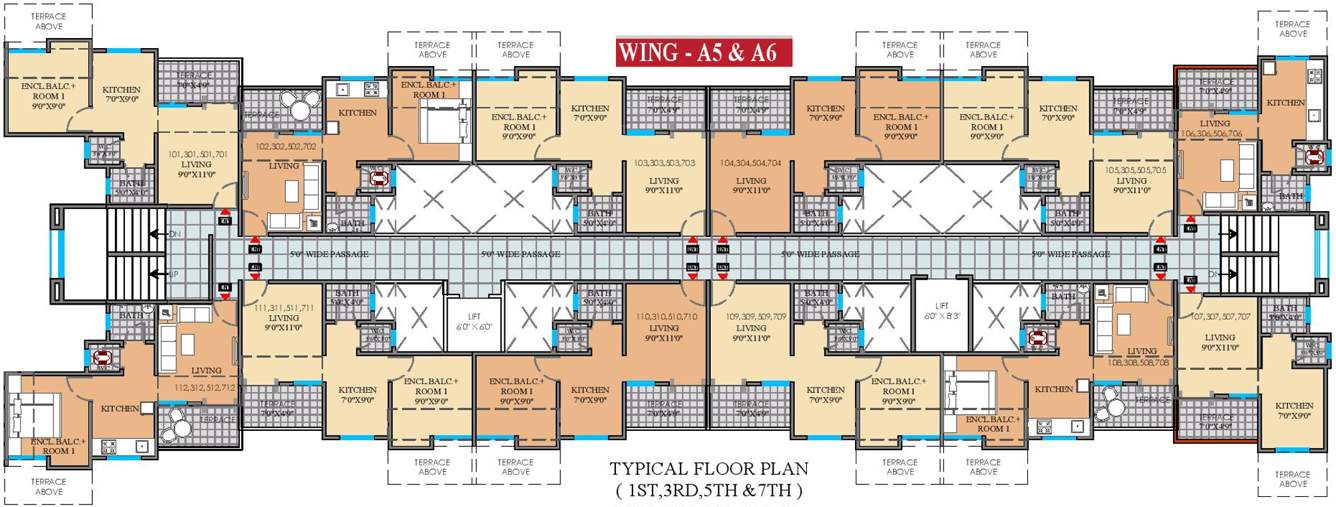 Images for Cluster Plan of Maple Aapla Ghar Urali Kanchan Lakeside Phase 1