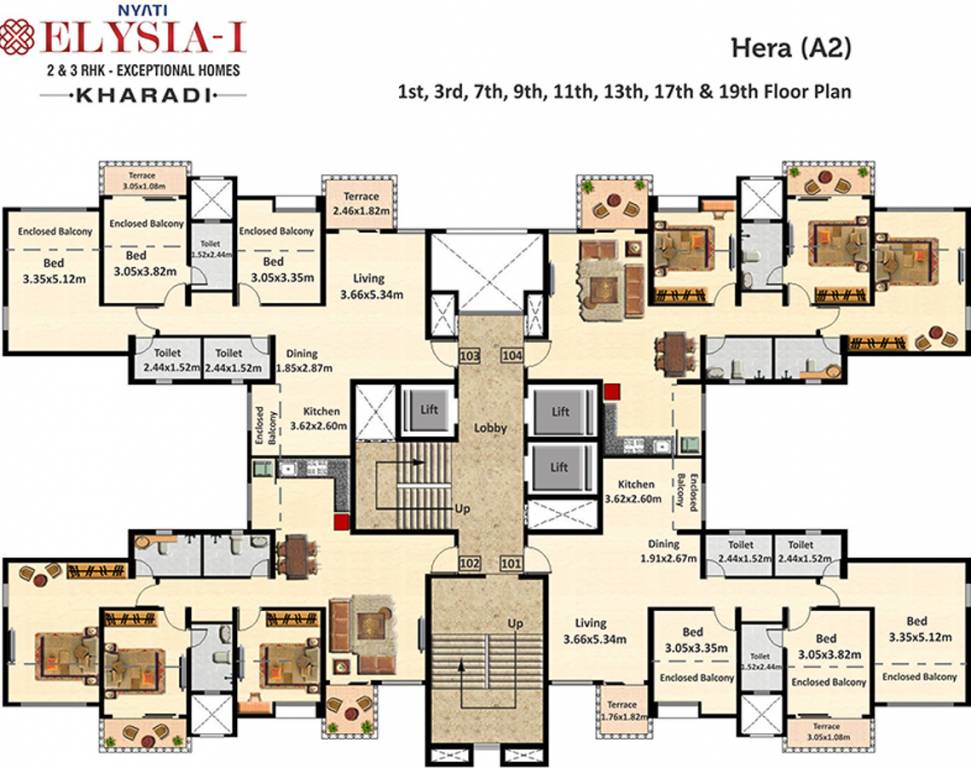 Images for Cluster Plan of Nyati Elysia I