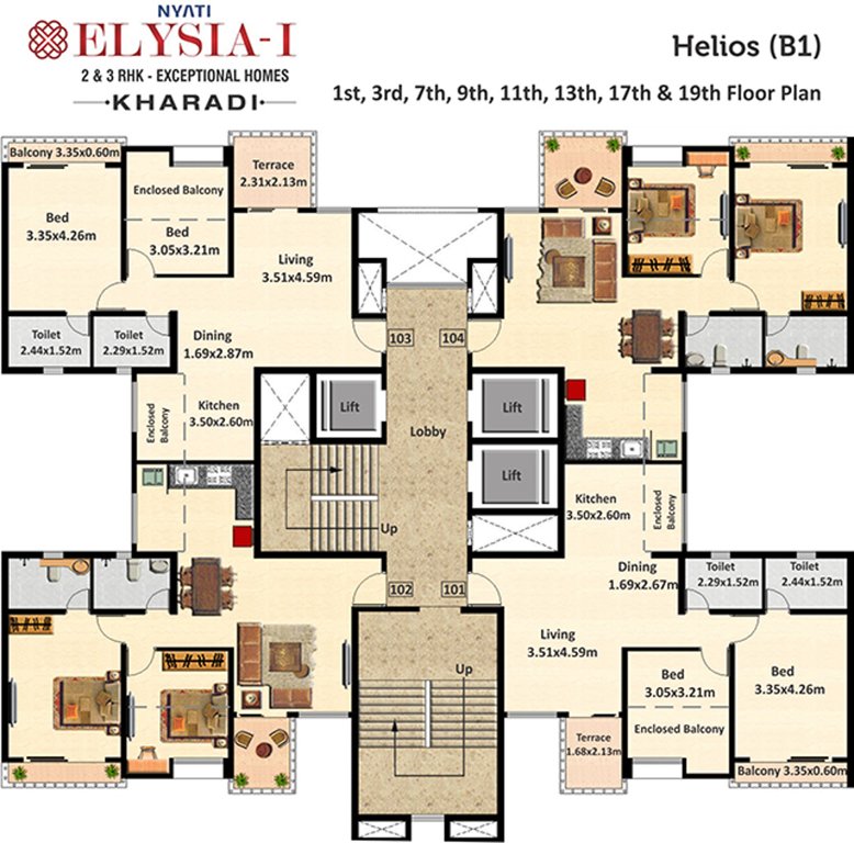 Images for Cluster Plan of Nyati Elysia I