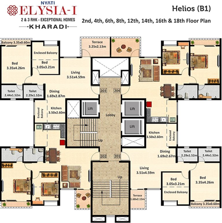 Images for Cluster Plan of Nyati Elysia I