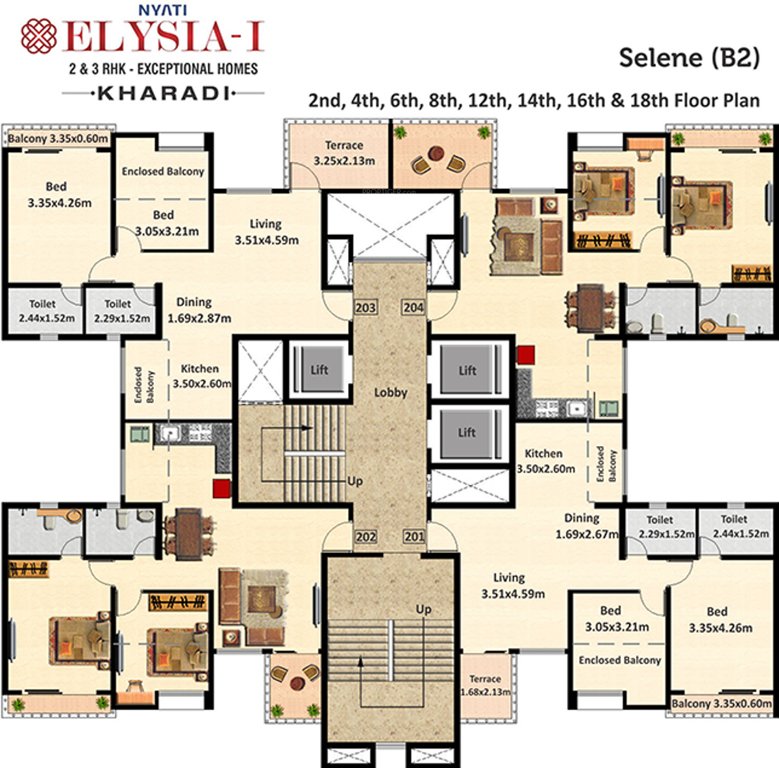Images for Cluster Plan of Nyati Elysia I