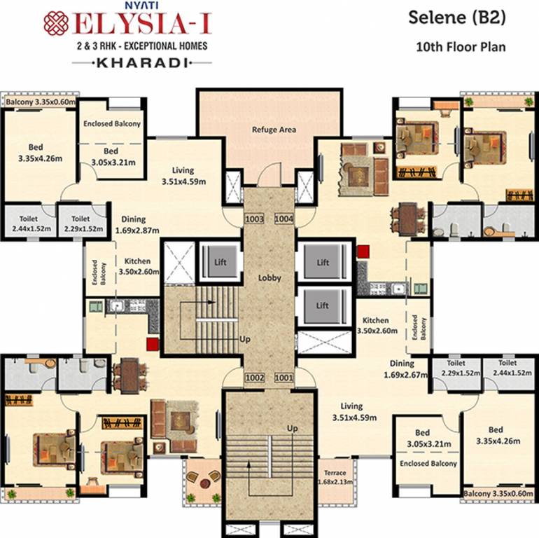 Images for Cluster Plan of Nyati Elysia I