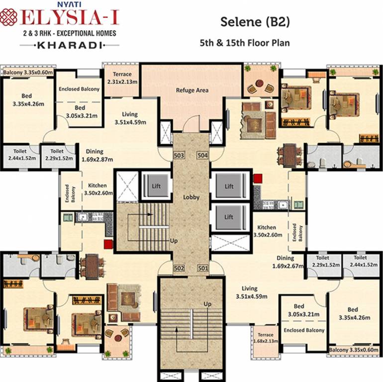 Images for Cluster Plan of Nyati Elysia I