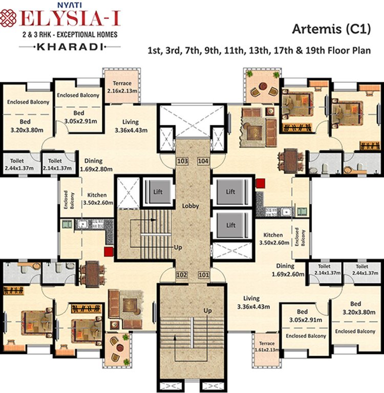 Images for Cluster Plan of Nyati Elysia I