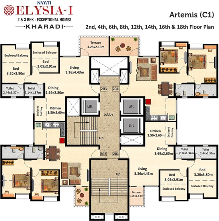 Images for Cluster Plan of Nyati Elysia I
