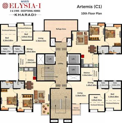 Images for Cluster Plan of Nyati Elysia I