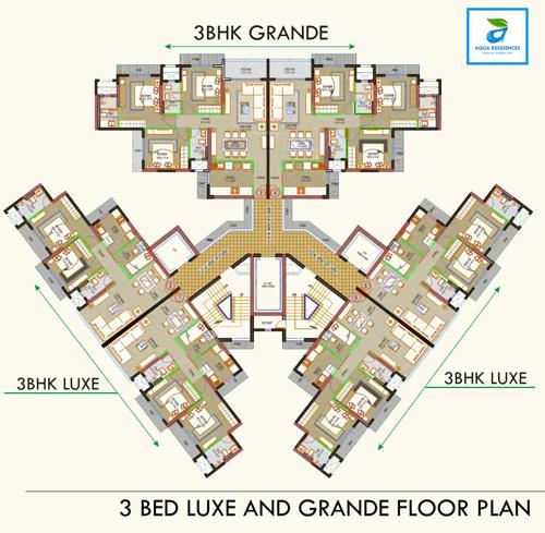  aqua-residences Wing B Sale Cluster Plan for ground Floor