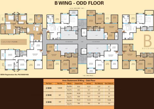 Images for Cluster Plan of Bhandari Vermont B C