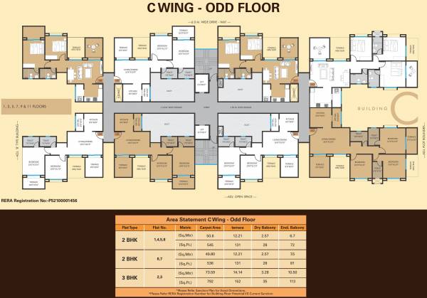 Images for Cluster Plan of Bhandari Vermont B C