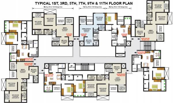 Images for Cluster Plan of Vardhaman Residency D Wing