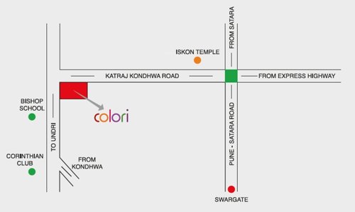 Images for Location Plan of Amit Colori Phase II H and I Building