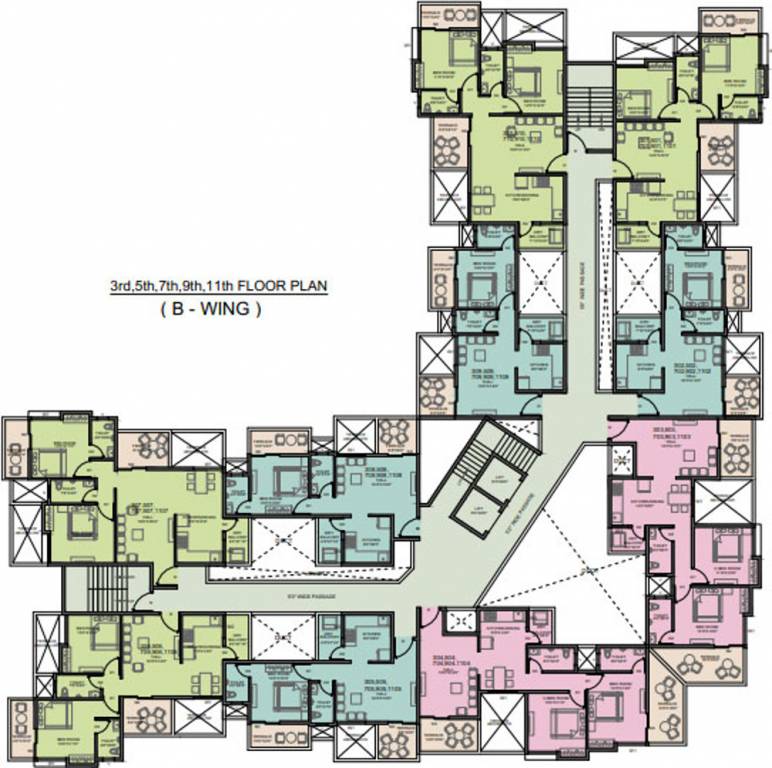 Images for Cluster Plan of Abhiman Blithe Icon Wing B