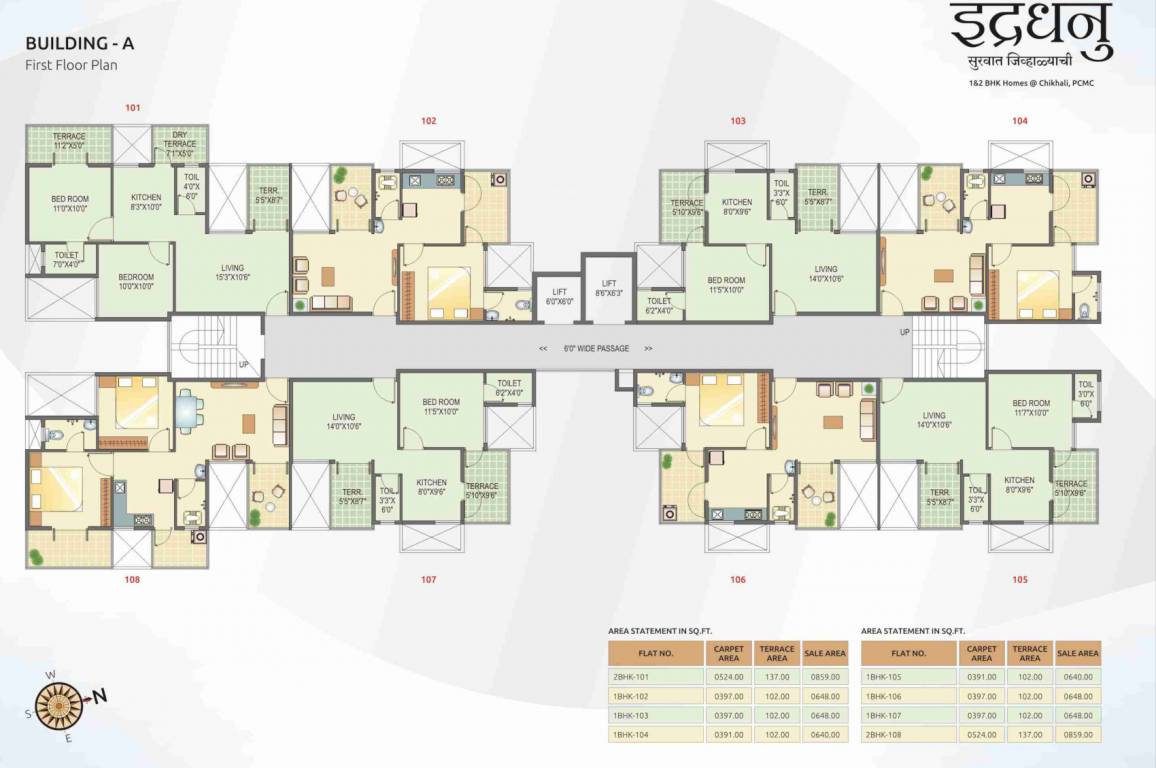  indradhanu phase 2 A Building Cluster Plan