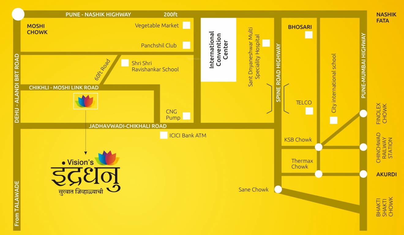 Images for Location Plan of Vision Indradhanu Phase 2