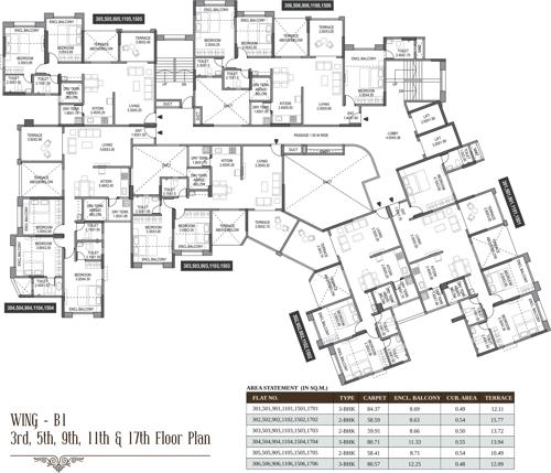 Images for Cluster Plan of Paranjape Gloria Grand B1 B2 H2