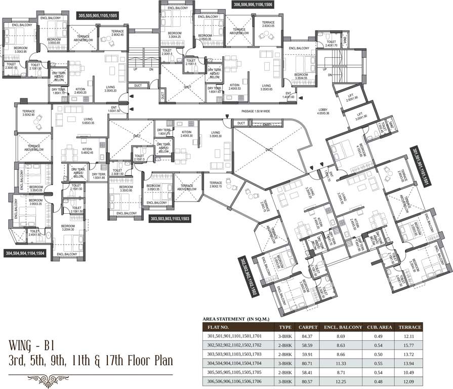 Images for Cluster Plan of Paranjape Gloria Grand B1 B2 H2
