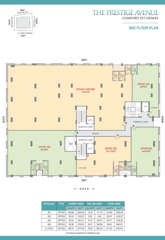 Images for Cluster Plan of Sanjeevani The Prestige Avenue