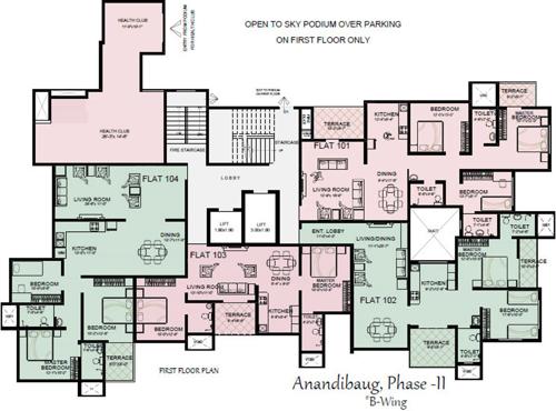 Images for Cluster Plan of DVL Anandibaug Phase II B Wing