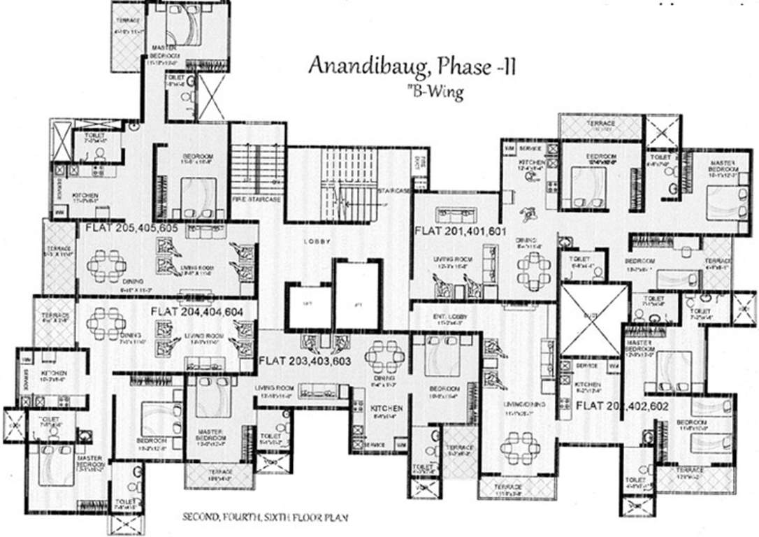 Images for Cluster Plan of DVL Anandibaug Phase II B Wing