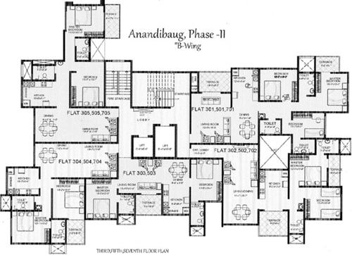 Images for Cluster Plan of DVL Anandibaug Phase II B Wing