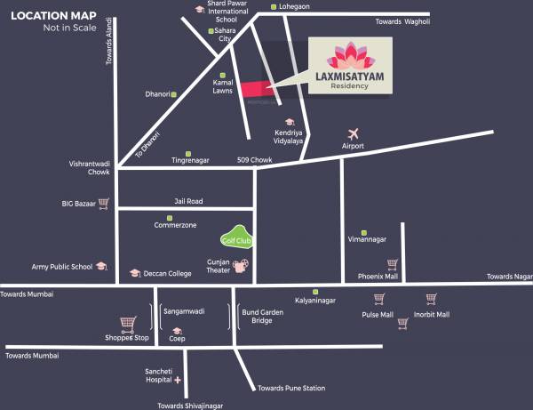 Images for Location Plan of Vijayalaxmi Laxmisatyam Residency