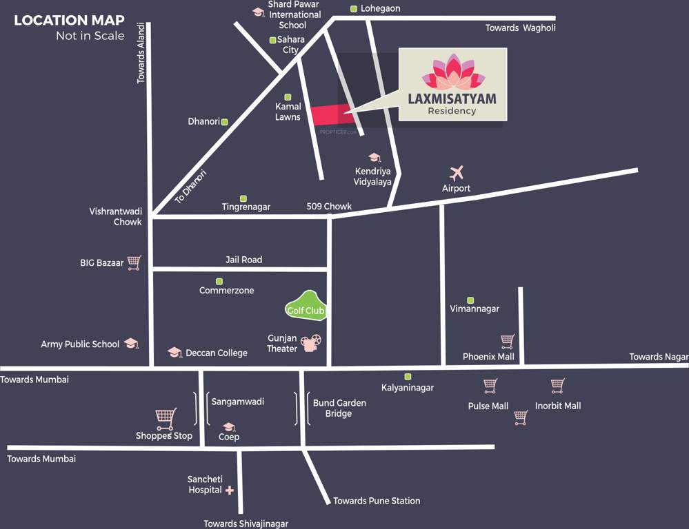 Images for Location Plan of Vijayalaxmi Laxmisatyam Residency
