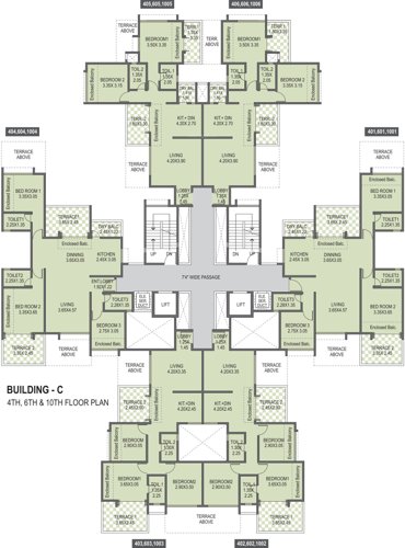 Images for Cluster Plan of Anshul Eva C Building