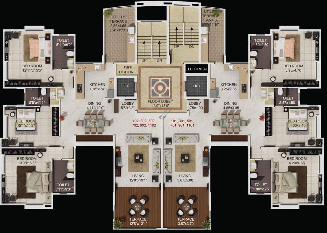 Images for Cluster Plan of Ambiience Greendale Wing D