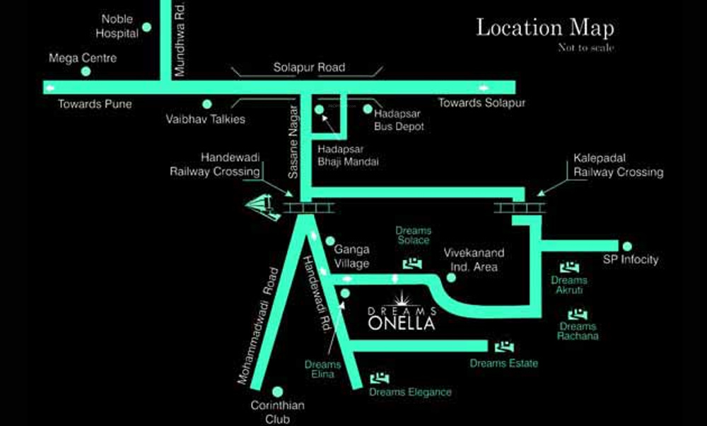 Images for Location Plan of Dreams Onella B wing