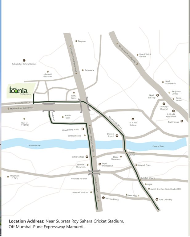  iconia phase ii Location Plan