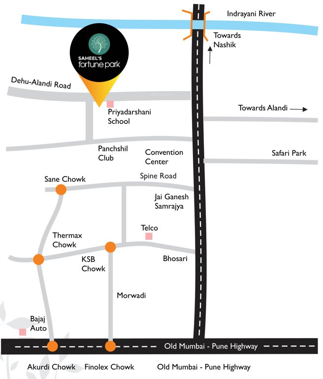 Images for Location Plan of Neev Saheels Fortune Park II