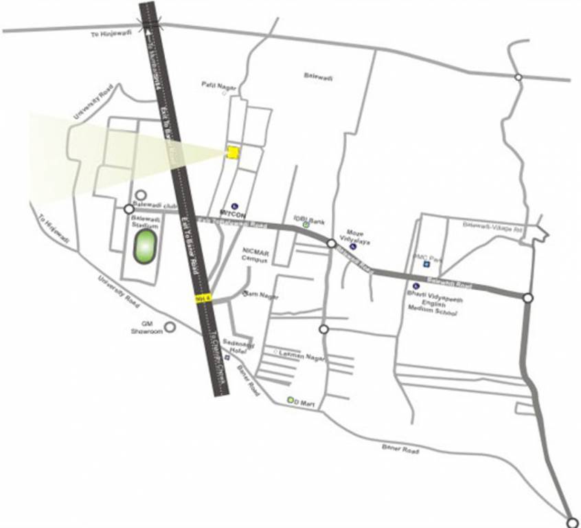 Images for Location Plan of Abhilasha Favolosa Wing B