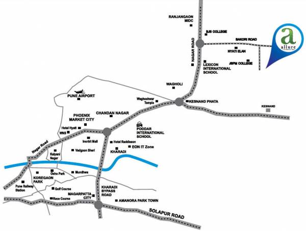 Images for Location Plan of Dreamland Allure Apartment