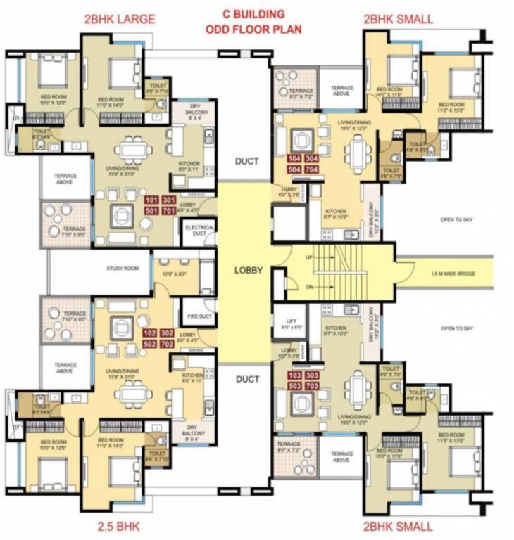 Images for Cluster Plan of Vasudha Sai Eshanya C D Wing