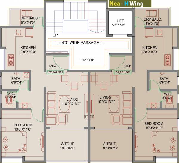 Images for Cluster Plan of Bhandari NeaPlus