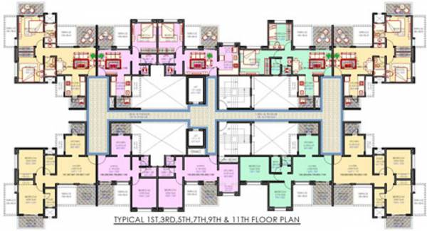 Images for Cluster Plan of Kamalraj Datta Vihar A Bldng