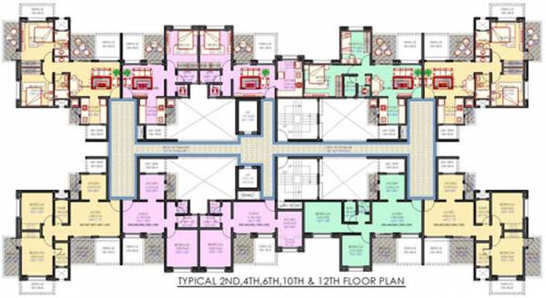 Images for Cluster Plan of Kamalraj Datta Vihar A Bldng