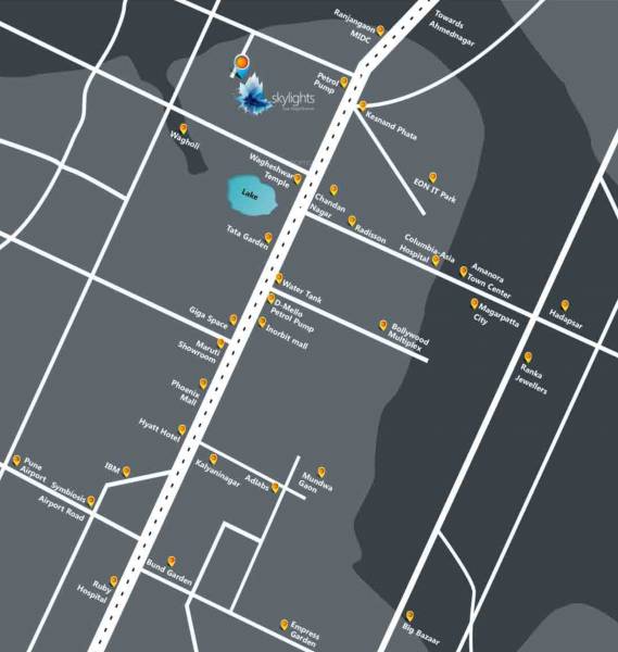 Images for Location Plan of Ravinanda Skylights Wing C D E F And G