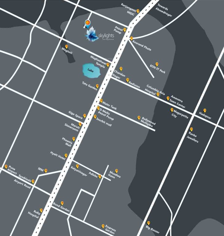 Images for Location Plan of Ravinanda Skylights Wing C D E F And G