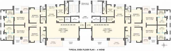 Images for Cluster Plan of Dreams Aryan A B Wings