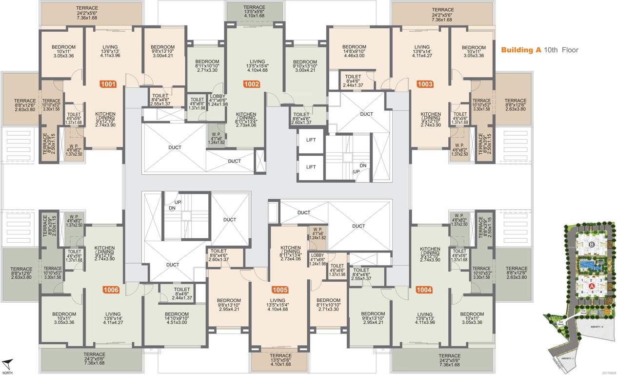 Images for Cluster Plan of Rohan Ishan Wing A 5 To 11 Floor