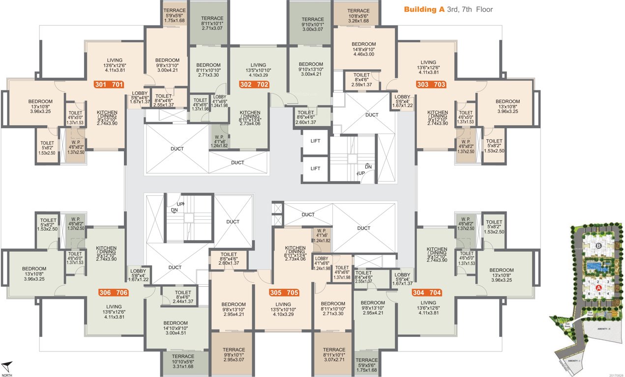Images for Cluster Plan of Rohan Ishan Wing A 5 To 11 Floor