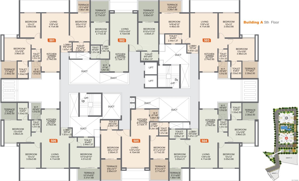 Images for Cluster Plan of Rohan Ishan Wing A 5 To 11 Floor