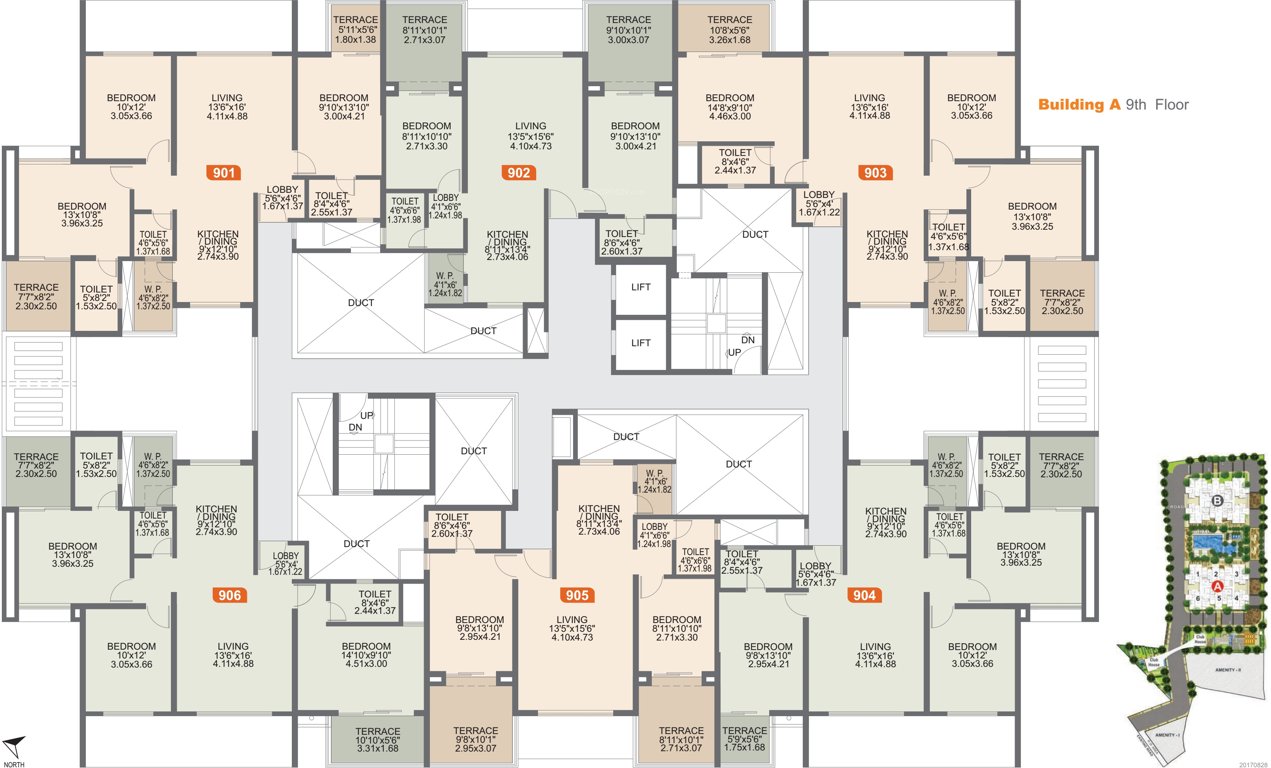 Images for Cluster Plan of Rohan Ishan Wing A 5 To 11 Floor