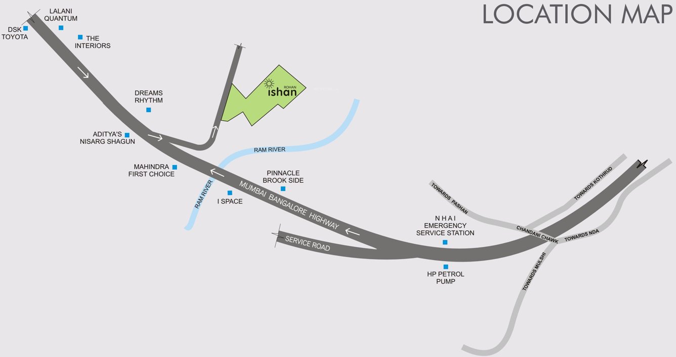 Images for Location Plan of Rohan Ishan Wing A 5 To 11 Floor