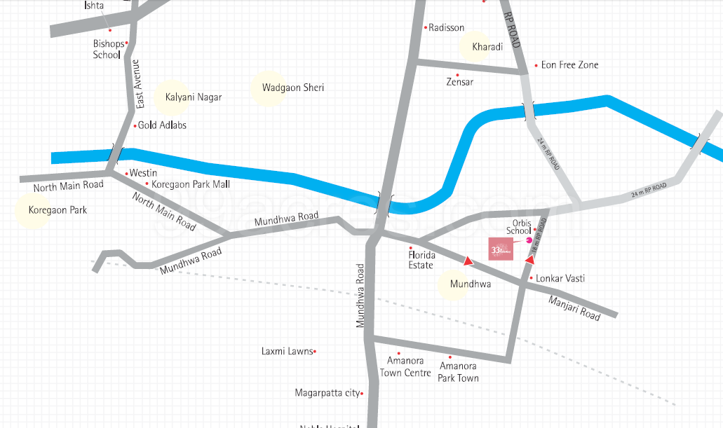  33 keshav kunj d wing Location Plan