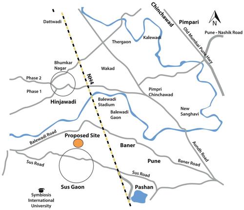  neelanchal-phase-i Images for Location Plan of Pinnacle Neelanchal Phase I